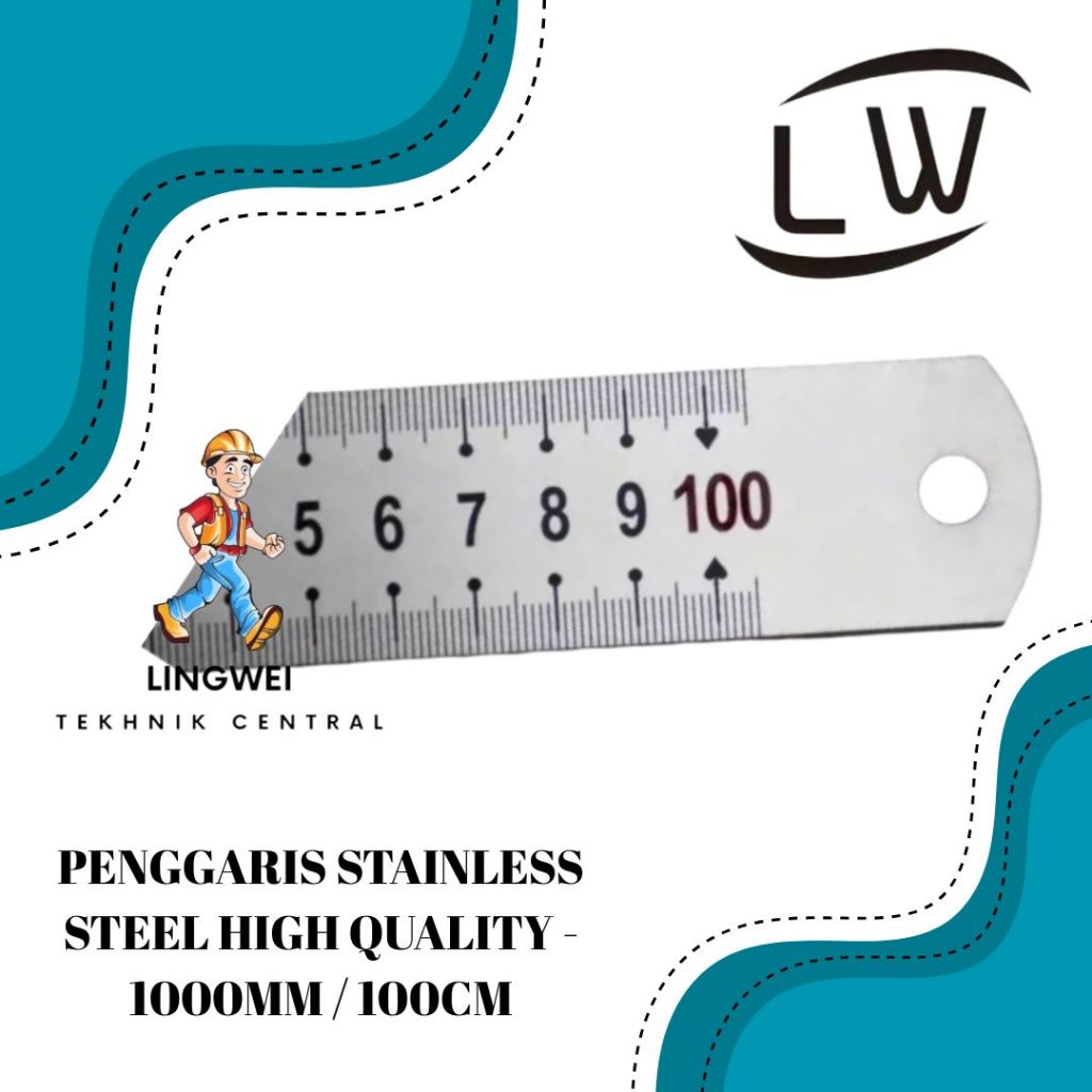 

PENGGARIS STAINLESS STEEL HIGH QUALITY - 1000MM / 100CM