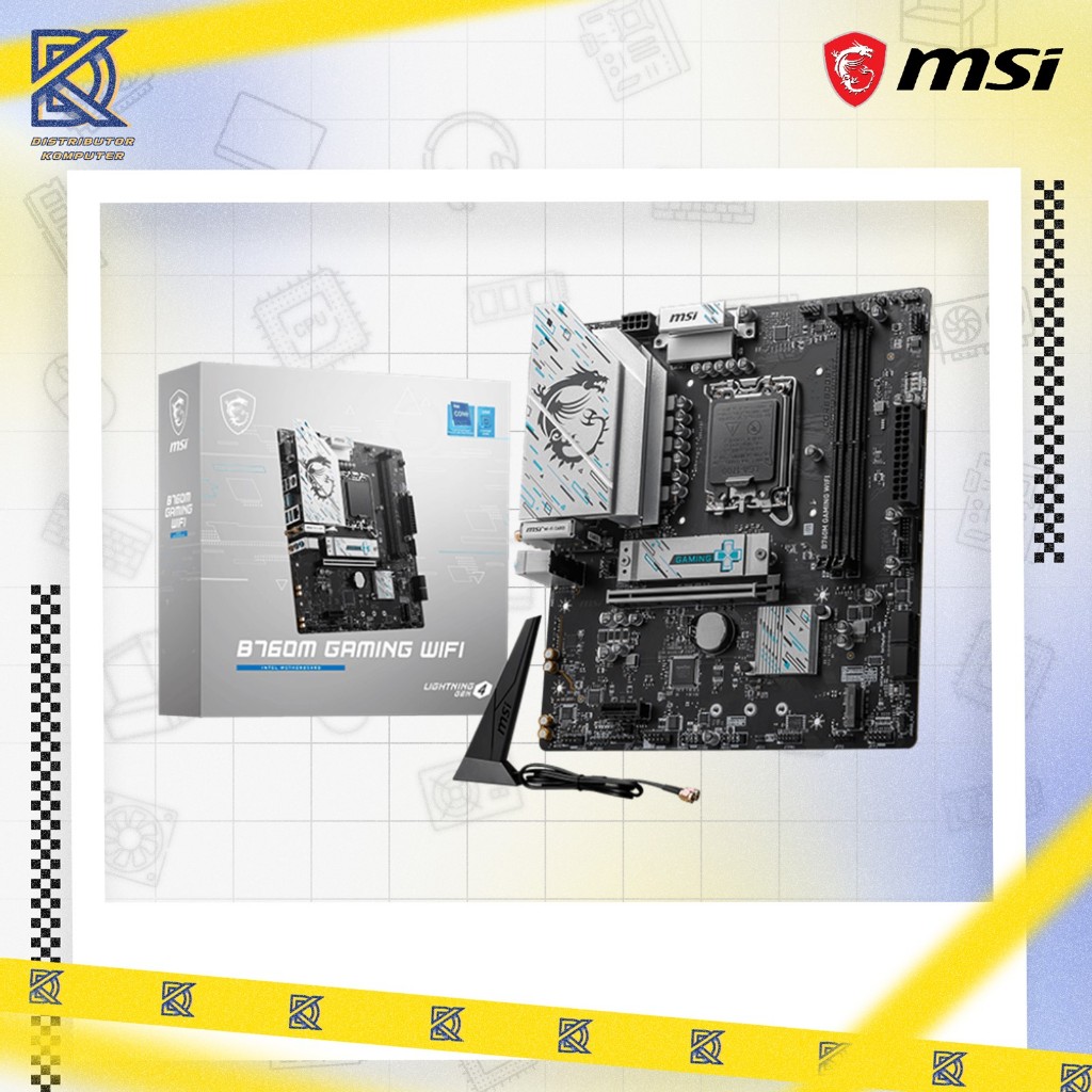 MSI MOTHERBOARD B760M GAMING WIFI (INTEL LGA 1700, B760)