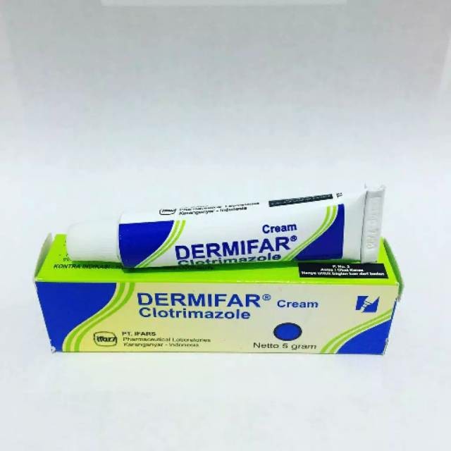 DERMIFAR CREAM | CLOTRIMAZOLE Obat Jamur Kulit | 5 gr