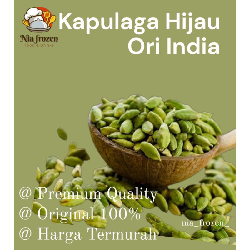 

KAPULAGA HIJAU / KAPULAGA ARAB / ORI INDIA kemasan 5gr HARGA TERMURAH DENGAN KUALITAS PREMIUM GRADE A
