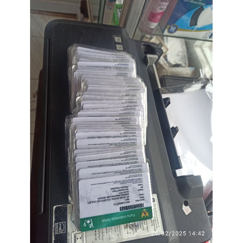 

cetak PBI/KIS/B.P.J.S kesehatan, n.p.w.p barcode my Pertamina dll.