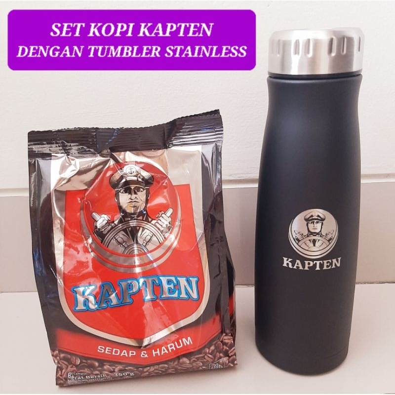 

paket kopi kapten 350gr free tumbler mug kopi kapal api kapten 350gr merchandise kopi kapten kapal api