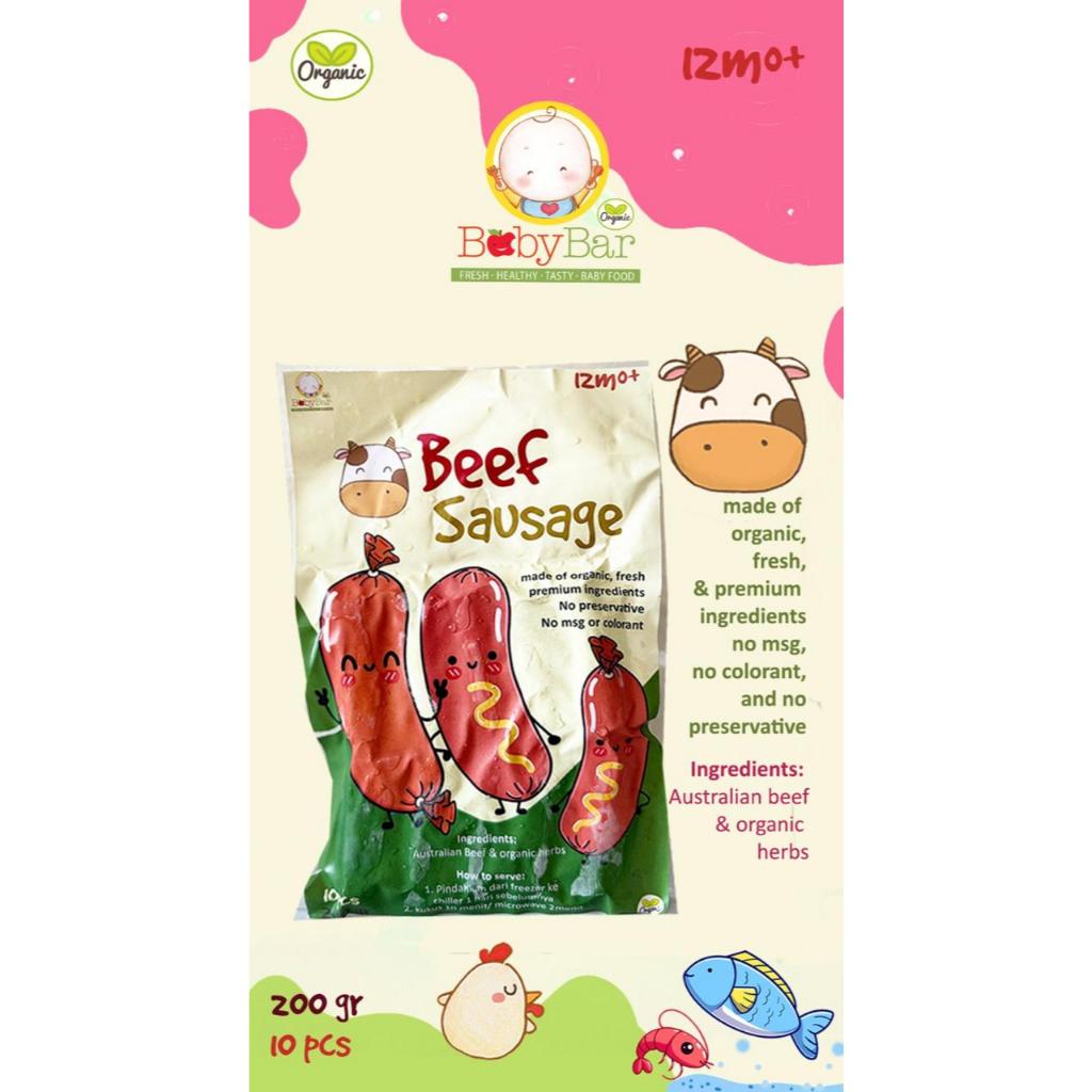 

BABYBAR Sosis Ayam MPASI Anak / Sosis Homemade Mini / Makanan Cemilan Sehat Anak No MSG No Pengawet