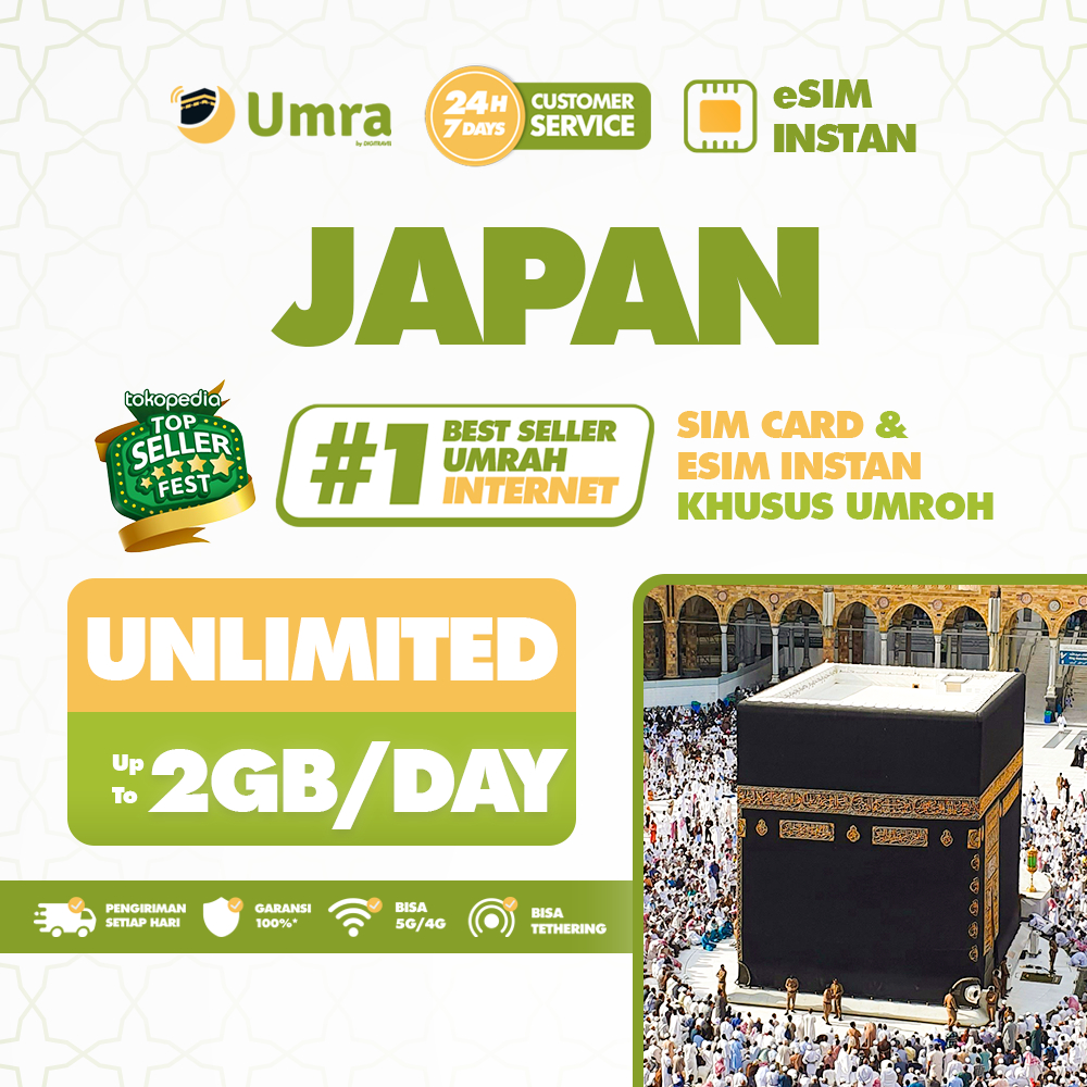 eSIM Jepang Unlimited Data Internet | eSIM Travel Japan Jepang Softbank Unlimited | eSIM Roaming | R