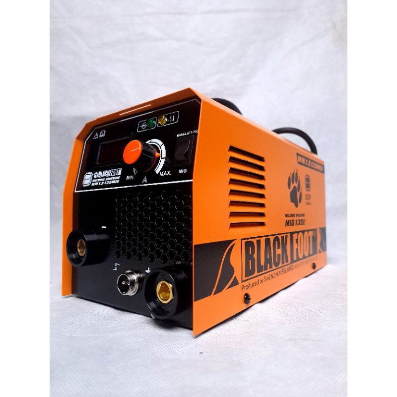 BLACKFOOT - Mesin Las Mini CO2 MIG MAG MMA 135SE Tanpa Gas 3 in 1 Gasless