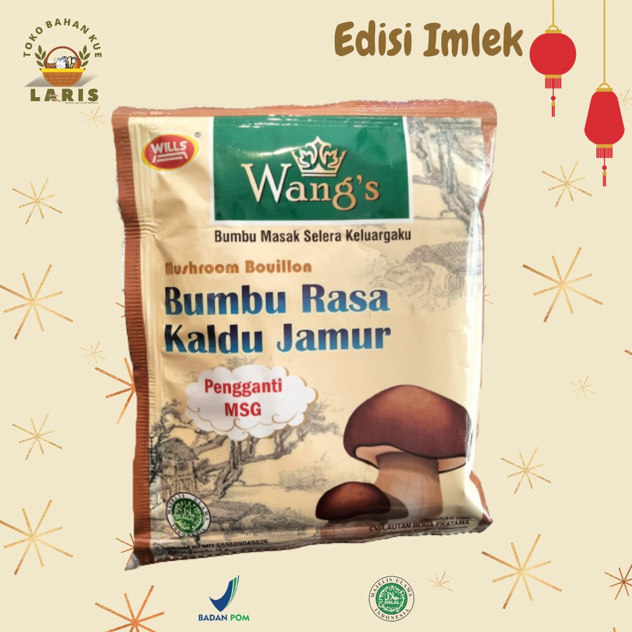 

Wang's Bumbu Kaldu Jamur KEMASAN 40 GRAM