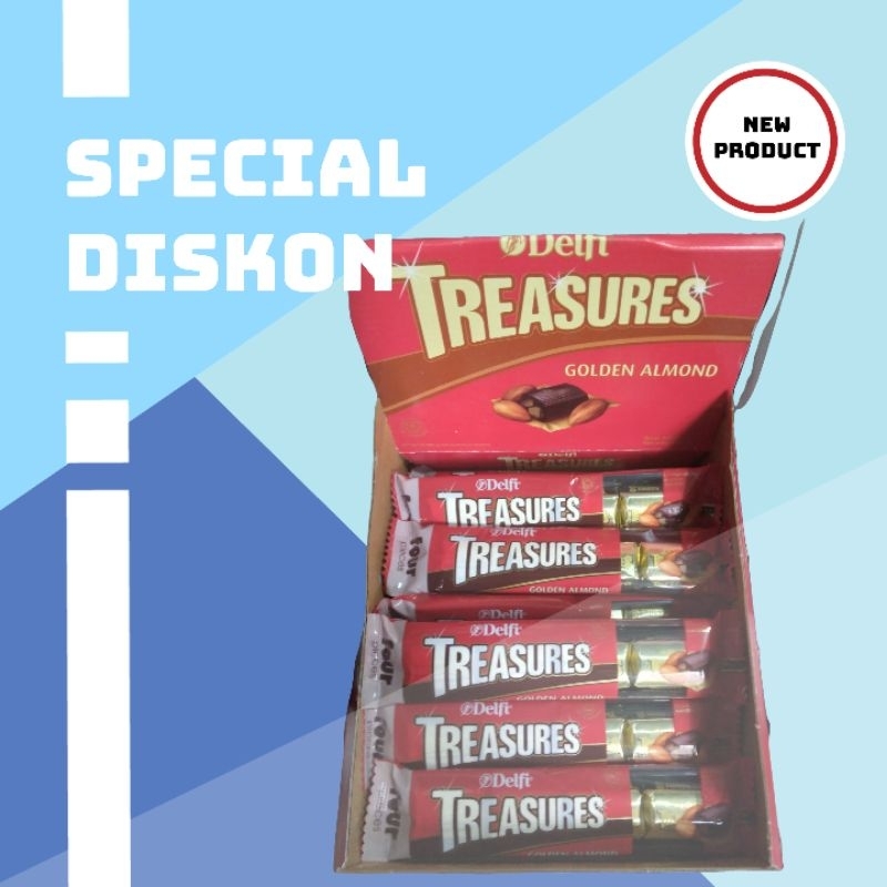 

delfi treasure almpnd 33 gr 1 sheet isi 4 kotak
