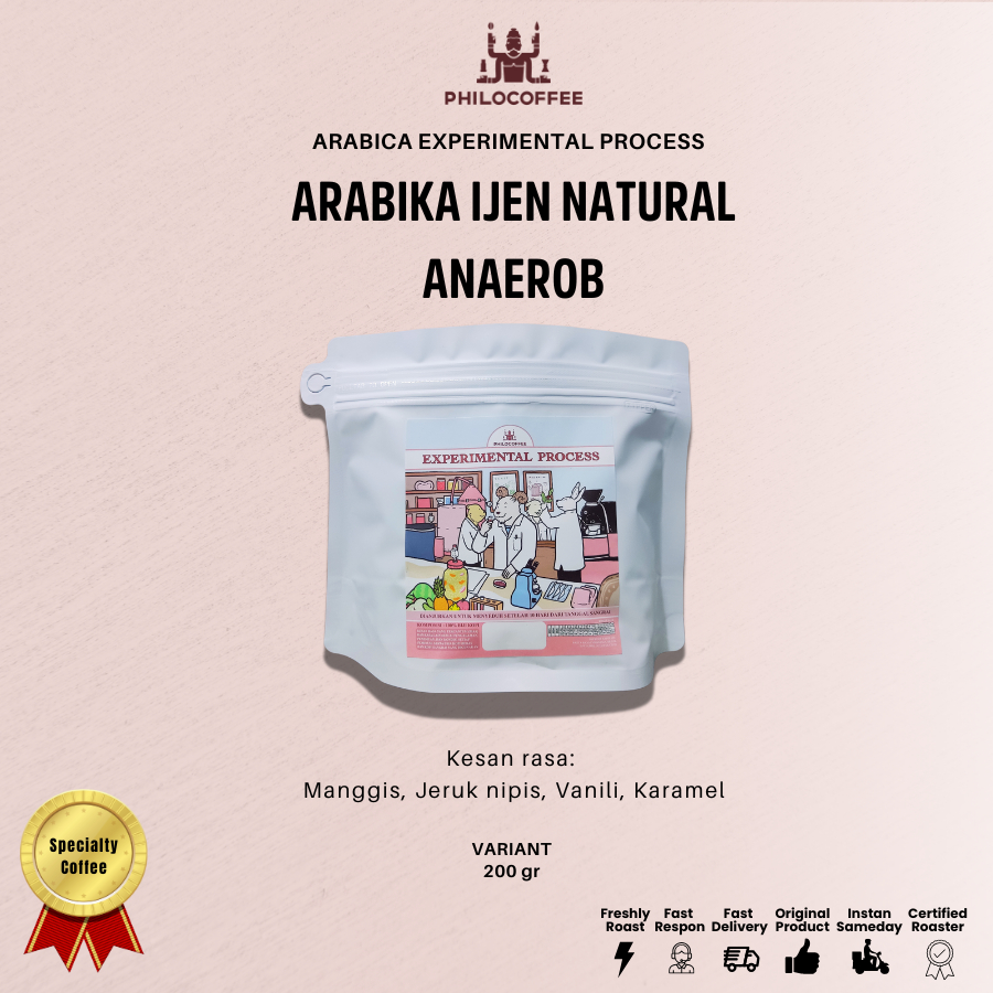 

Biji Kopi Arabika Ijen Natural Anaerob 200g