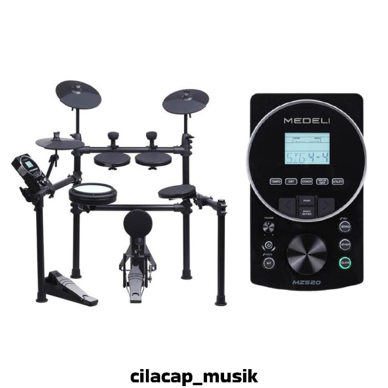 DRUM ELEKTRIK MEDELI MZ520 DRUM MEDELI MZ 520 DRUM SET