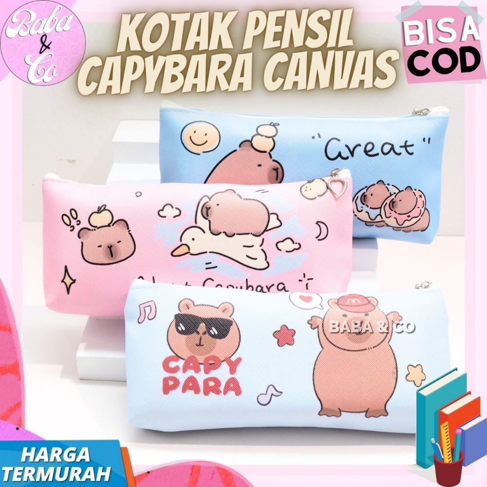 

KOTAK PENSIL CAPYBARA CANVAS LUCU UNIK TEMPAT PENSIL CANVAS CAPYBARA PENSIL CASE BOX PENSIL CAPYBARA CANVAS KAPIBARA LUCU UNIK IMUT