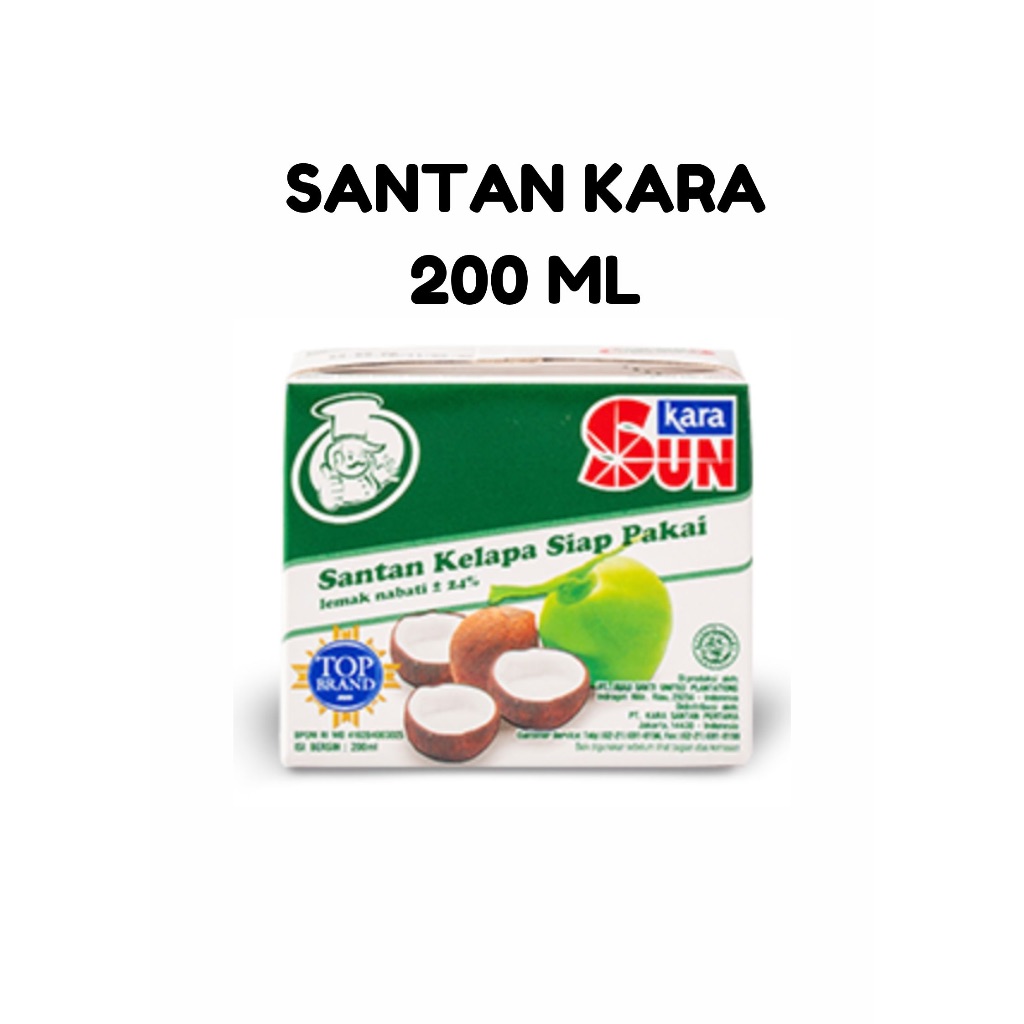 

Kara Sun Santan Kelapa Siap Pakai 200 ML
