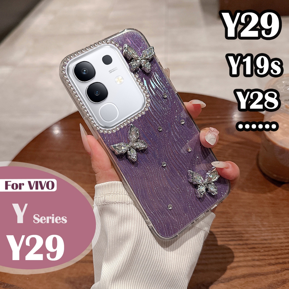 Case Vivo Y400 Y21d Y29 Y04s Y19s Y28 4G Y18 Y100 Y36 Y27 5G Y03 Y27S Y17S Y35 Y02 Y22 Y33S Y33T Y21