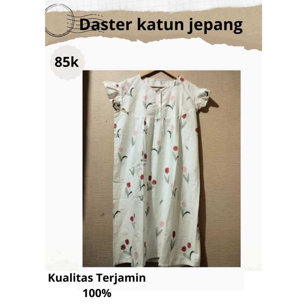 Daster katun jepang premium kualitas 100%