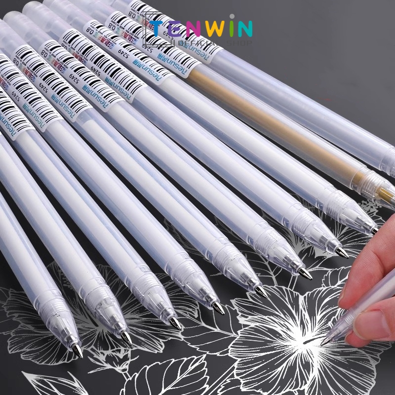 

Stabilo highlighter Art painting Sorot pena emas perak putih Pena neon/Pena fluorescent putih - Tenwin