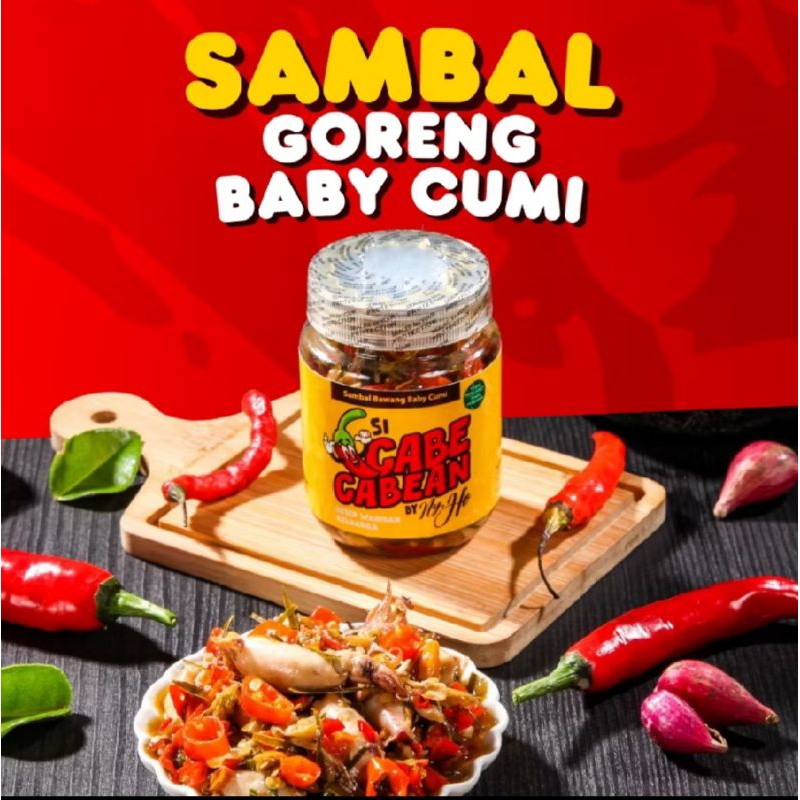 

Sambal baby cumi pedas asin/sambal goreng baby cumi 150gr