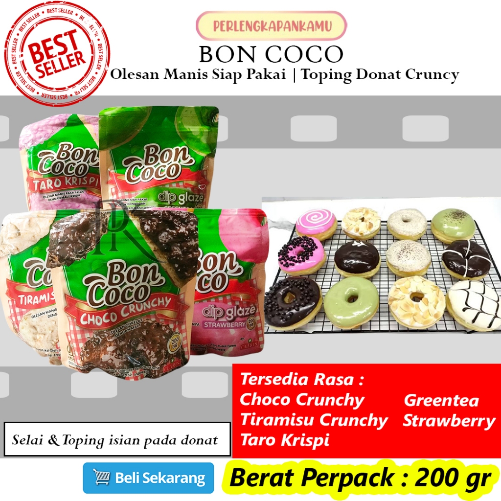 

Selai Manis Toping Donat JCO Isian Kue Roti Olesan Manis Crunchy Dip Glaze Krispy 200 Gr