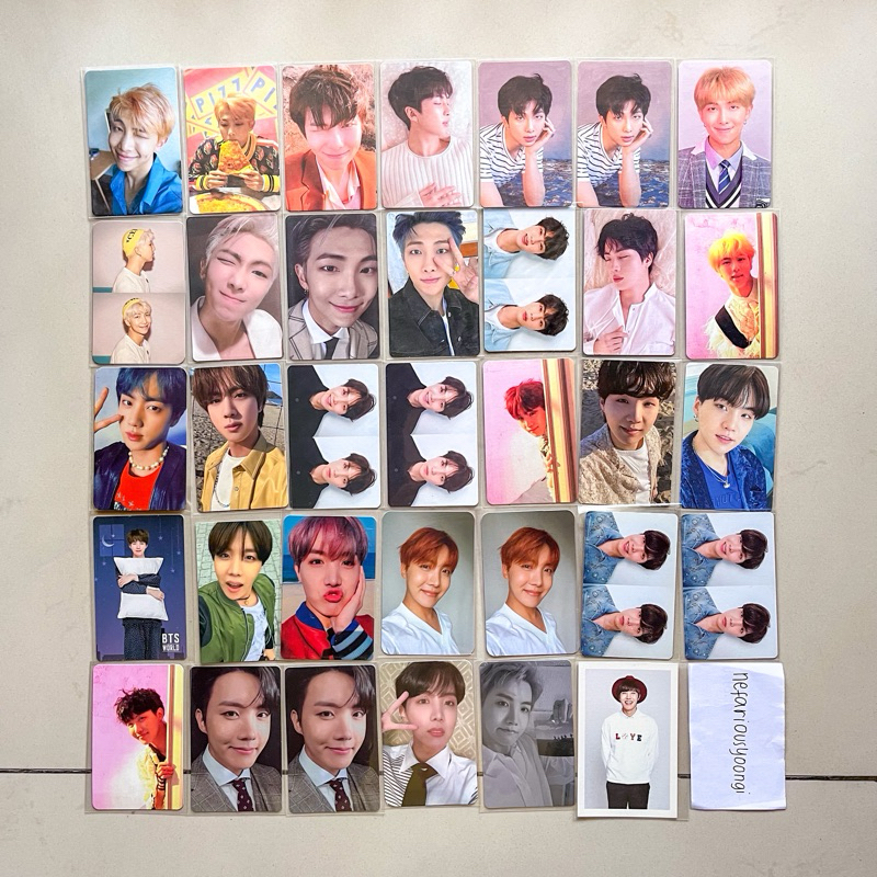 Photocard BTS Jin Suga j-hope Namjoon Answer Tear YNWA BE BTS World Butter HYYH