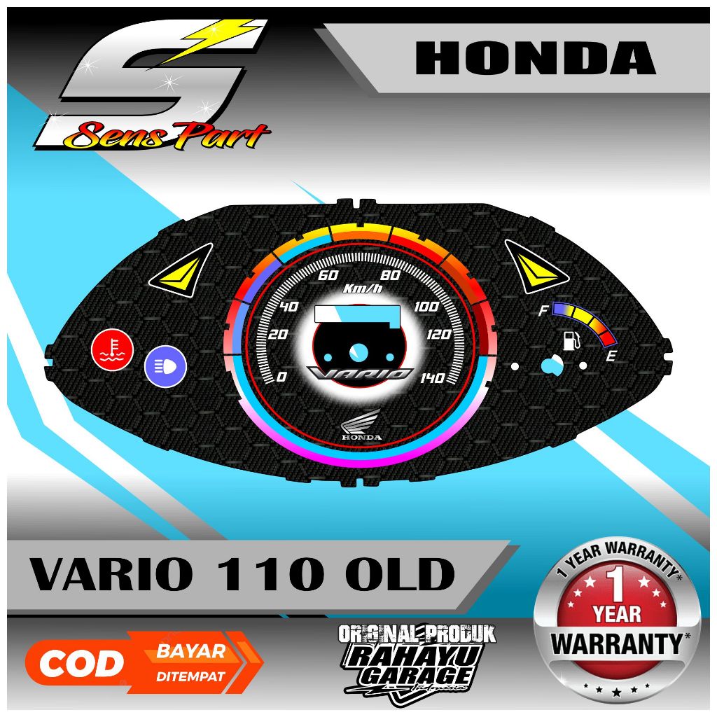 PAPAN SPEEDOMETER CUSTOM HONDA VARIO 110 OLD