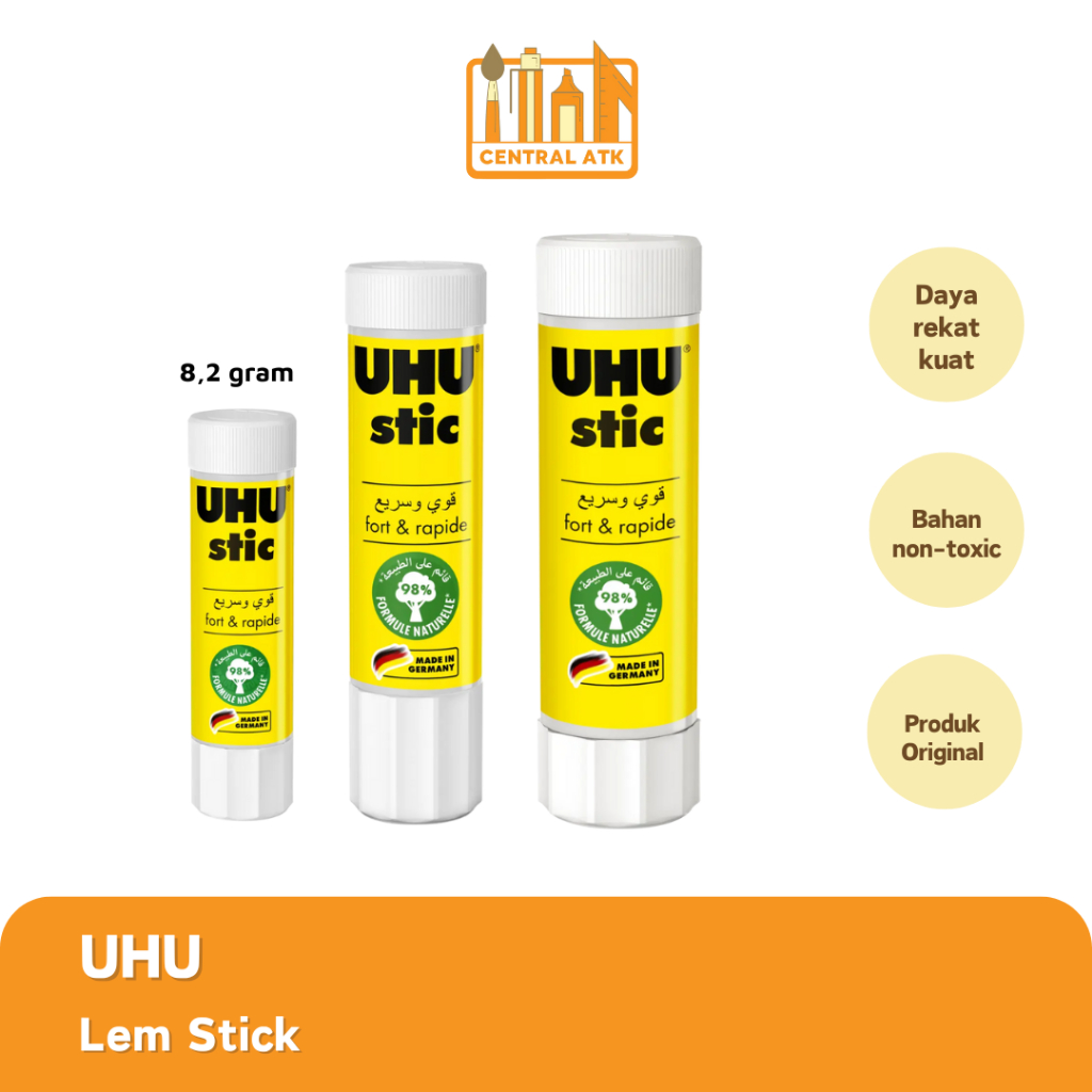 

GLUE / LEM STICK PUTAR UHU 8.2 GRAM MURAH