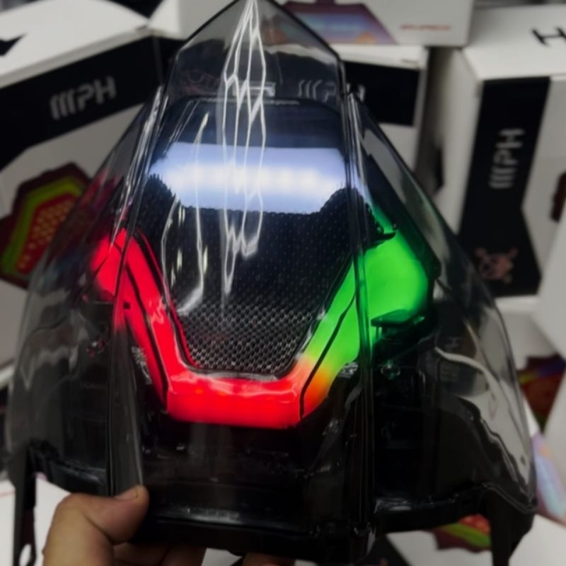 Stoplamp mx new 135 custom/ Stoplamp MX new RGB/ Lampu belakang MX new 135 RGB