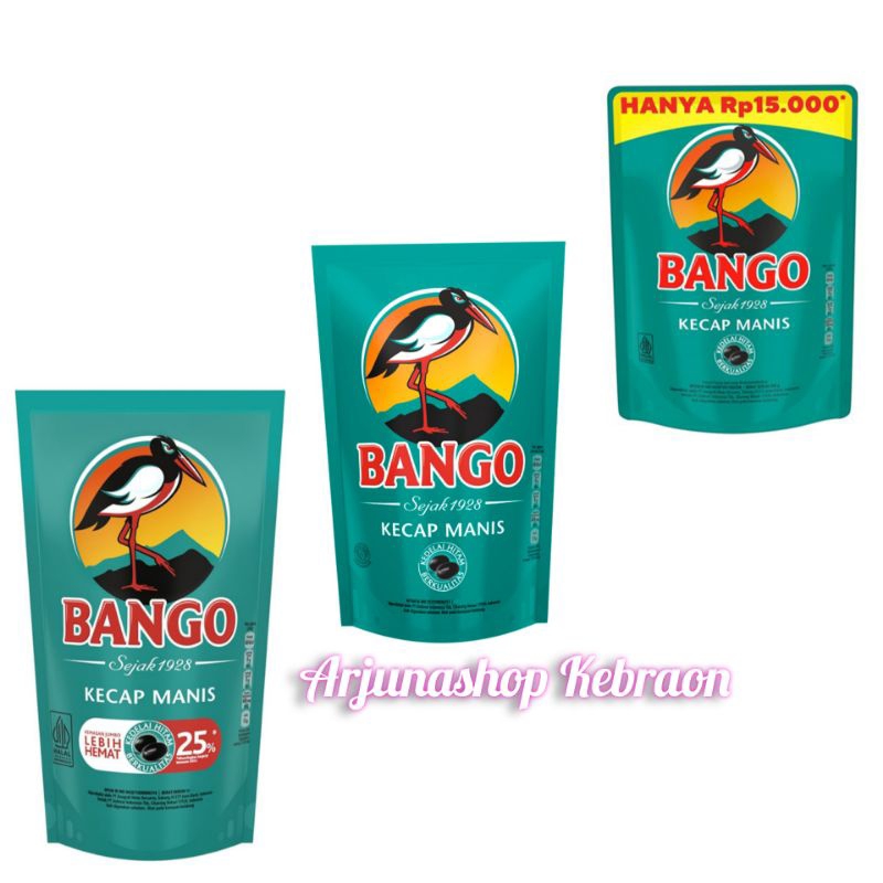 

BANGO Kecap Manis Kemasan Pouch 380gr / 700gr / 950gr