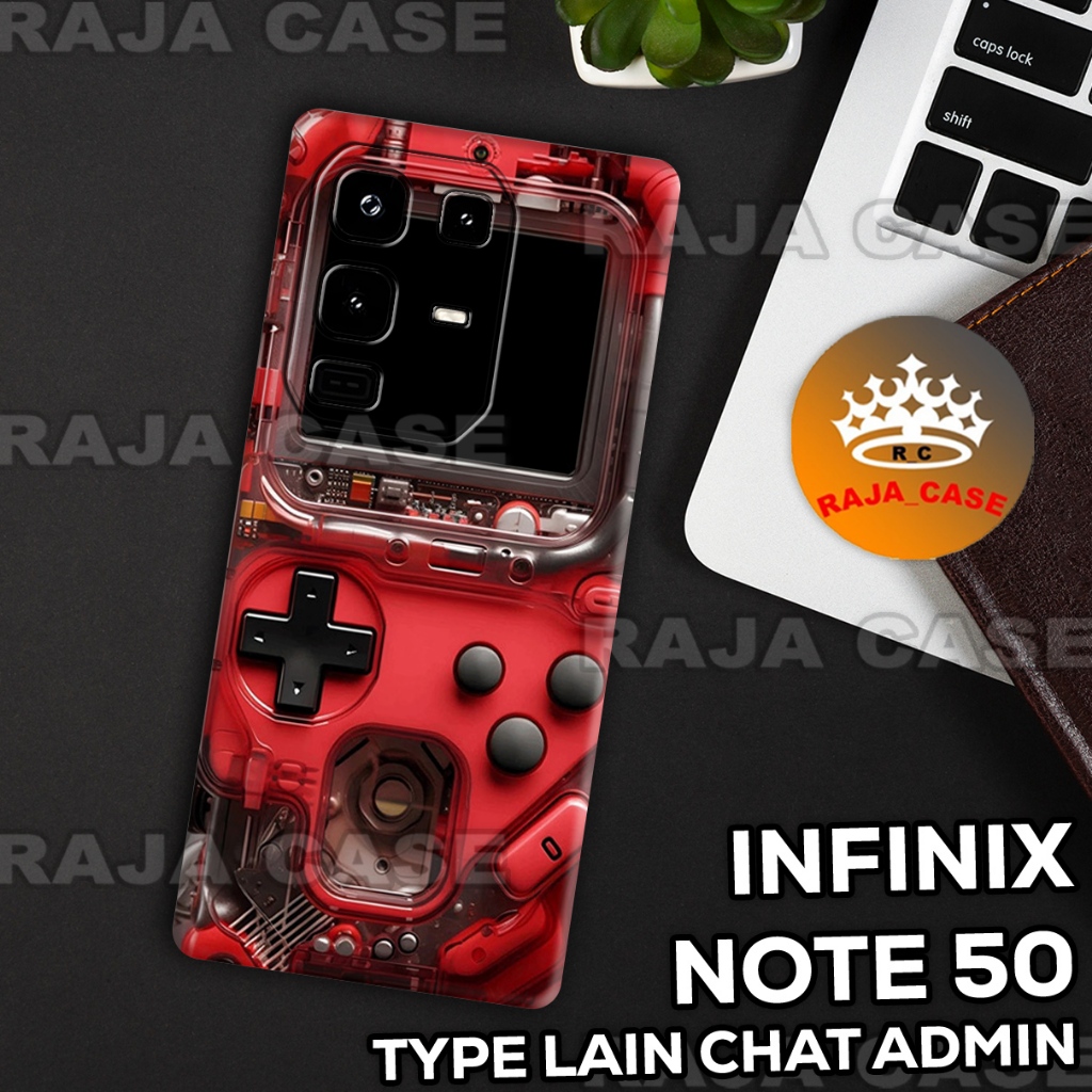Rc18/Softase karet INFINIX NOTE 50/ INFINIX NOTE 50 PRO - Motif Gameboy - Case Hp INFINIX NOTE 50/ I