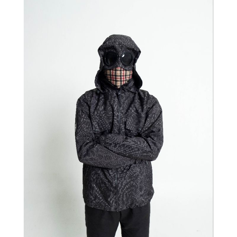 Troublemaker - Goggle Jacket Mutant Black Reflective - Jaket Outdoor Waterproof - Casual Outfit - Ou