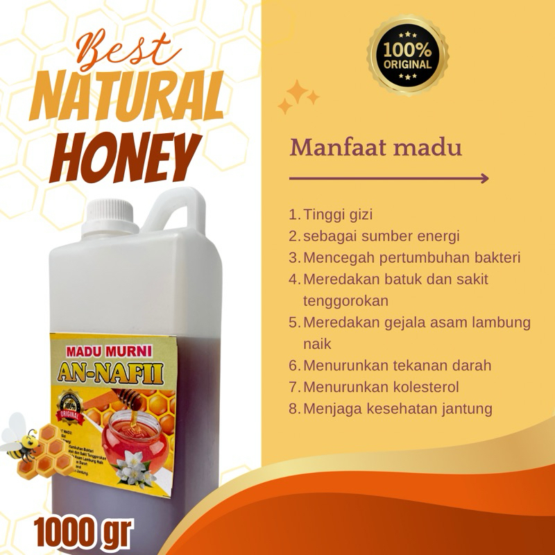 

(1000 gr) MADU MURNI AN-NAFII