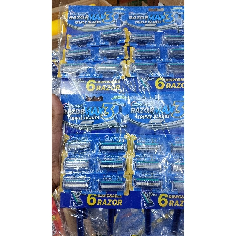 Cukur jenggot razor mex Amanda pisau 3 isi 24 pcs