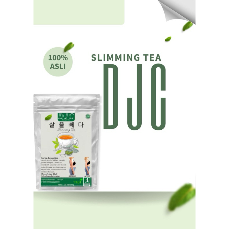 

teh daun jati cina pelangsing badan alami 100% original teh celup diet