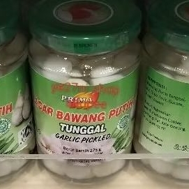 Prima Acar Bawang Putih Tunggal garlic pickled 225gr