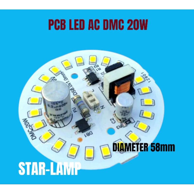 PCB LED AC 20W (DMC)