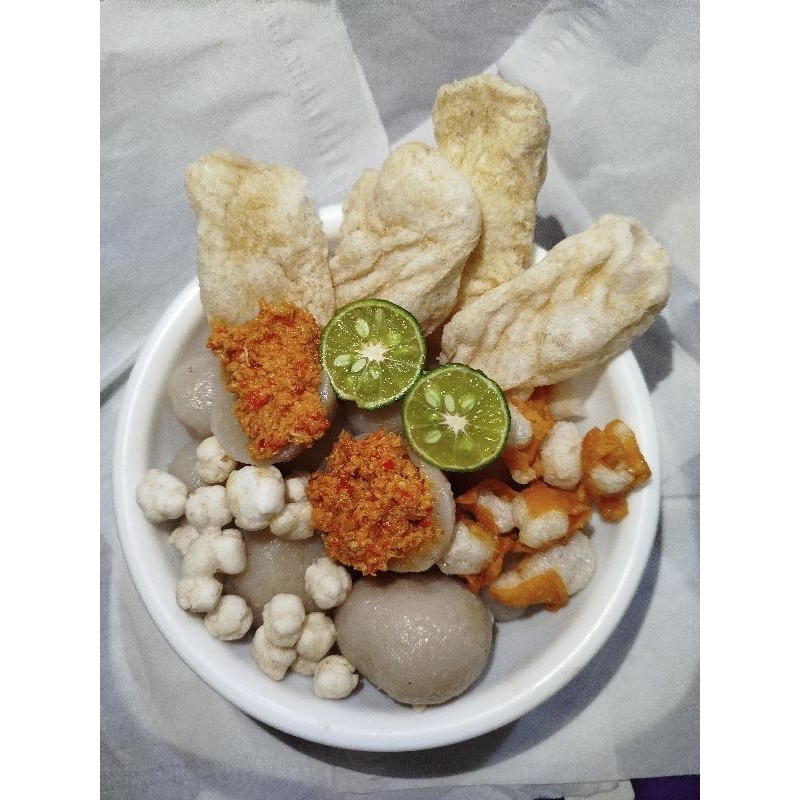 

BOCIWER baso Aci ayam suwir pedas 250g