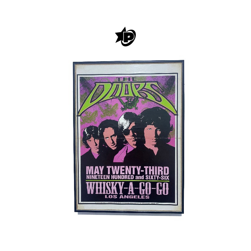 Poster Original Band The Doors 1995 Ukuran A3 [Poster + Frameblock]