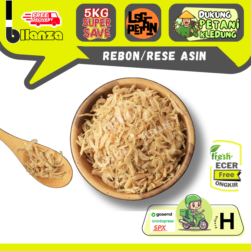 

Bllanza | Udang Rebon / Rese / Kecepe Super Tawar / Asin — Sahabat Makan Sayur Ecer (H)