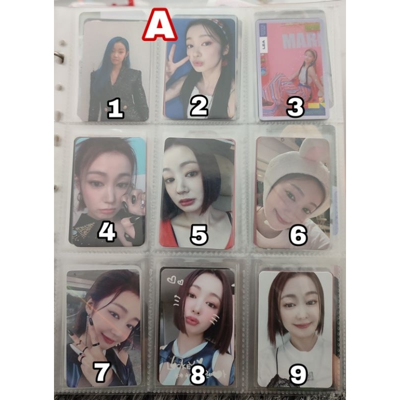 Official Secret Number Photocard POB Léa