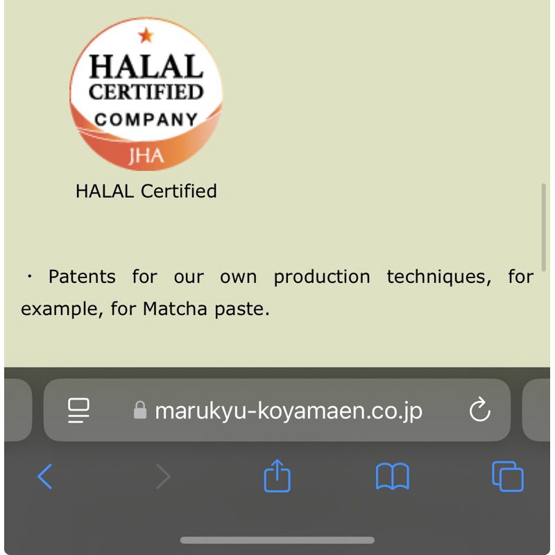 

ALL Marukyu Koyamaen matcha powder Green Tea ceremonial grade. HALAL