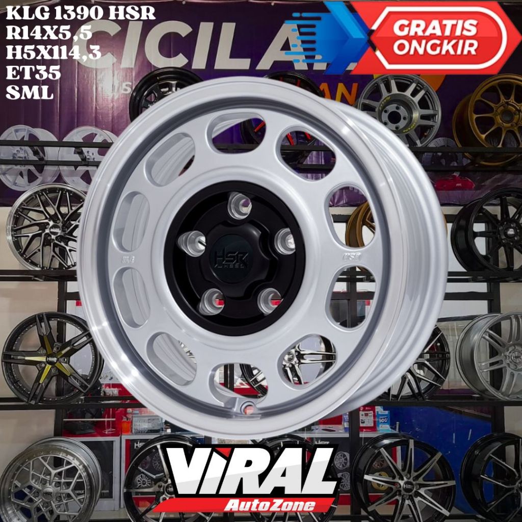 Velg Mobil GRANMAX , NEW CARRY , L300 , APV , HSR KLG RING 14 R14 MURAH