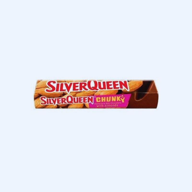 

silverqueen chunky bar almond 30gr