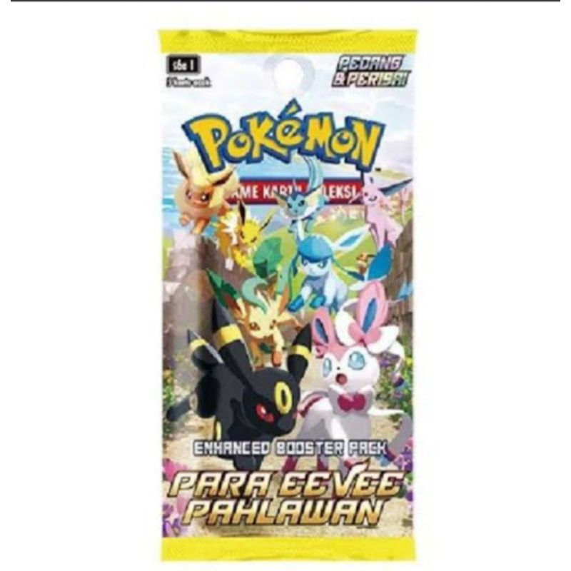 pokemon booster box eevee pahlawan