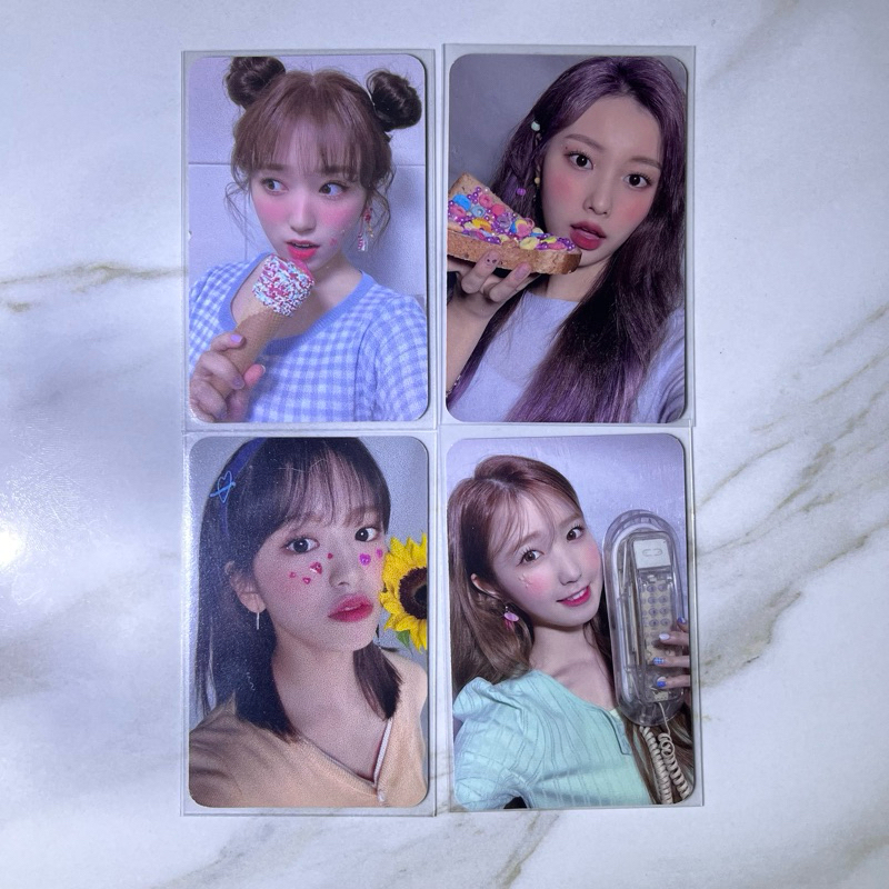 Official Photocard PC Yujin Hitomi Hyewon Nako IZ*ONE Yujin Sunflower Nako Ice Cream Hitomi Telpon H