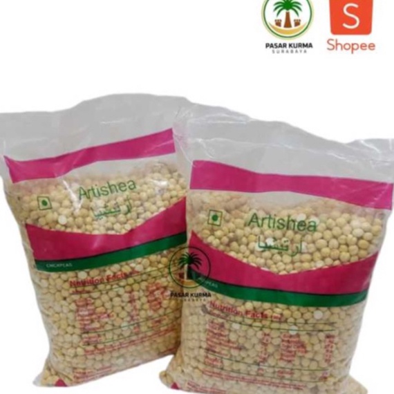 

Kacang Arab Chikpeas 1kg Roasted Kacang Jagung