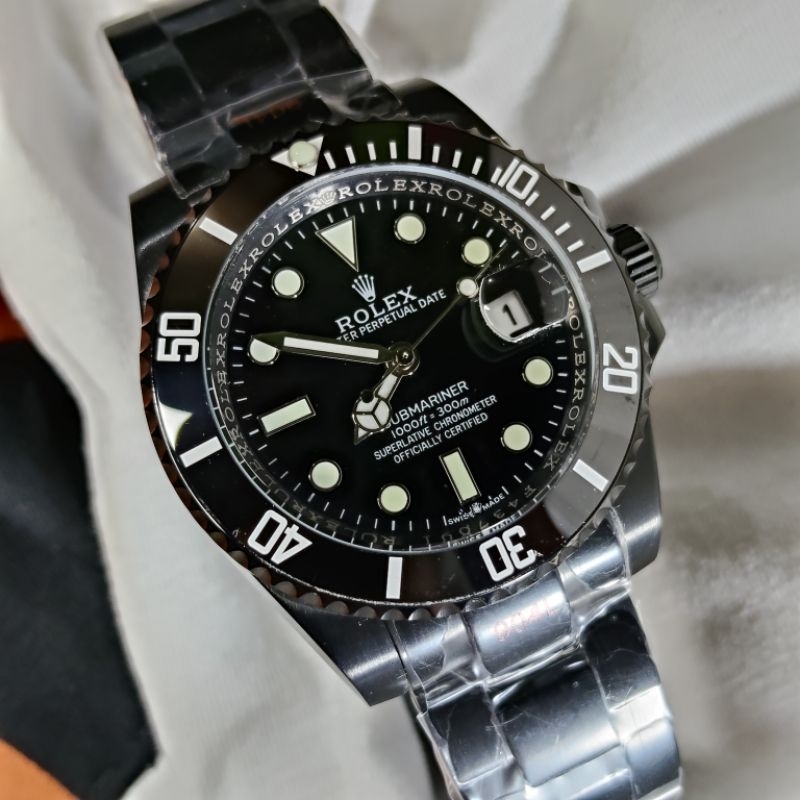 ROLEX Submariner Full Black, Jam Tangan Pria Automatic