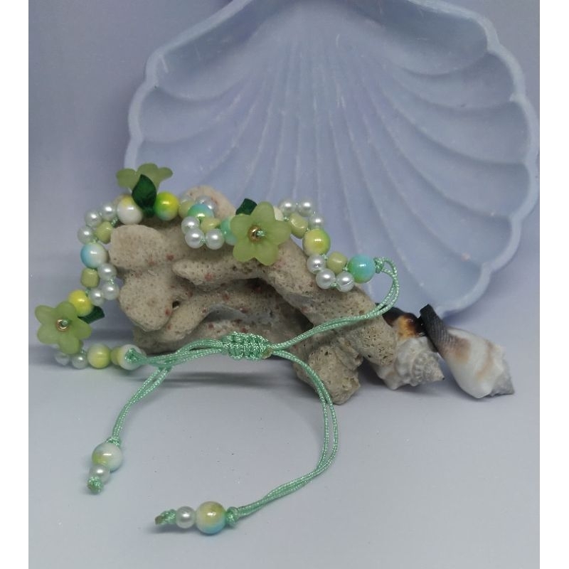 gelang bunga tali giok