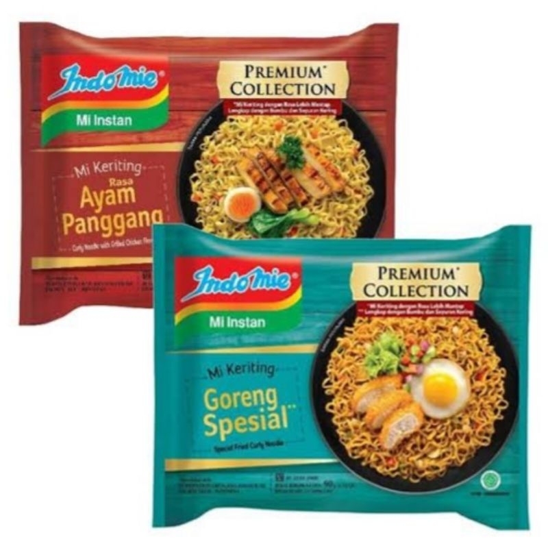 

MIE INSTANT INDOMIE KERITING AYAM PANGGANG GORENG SPESIAL