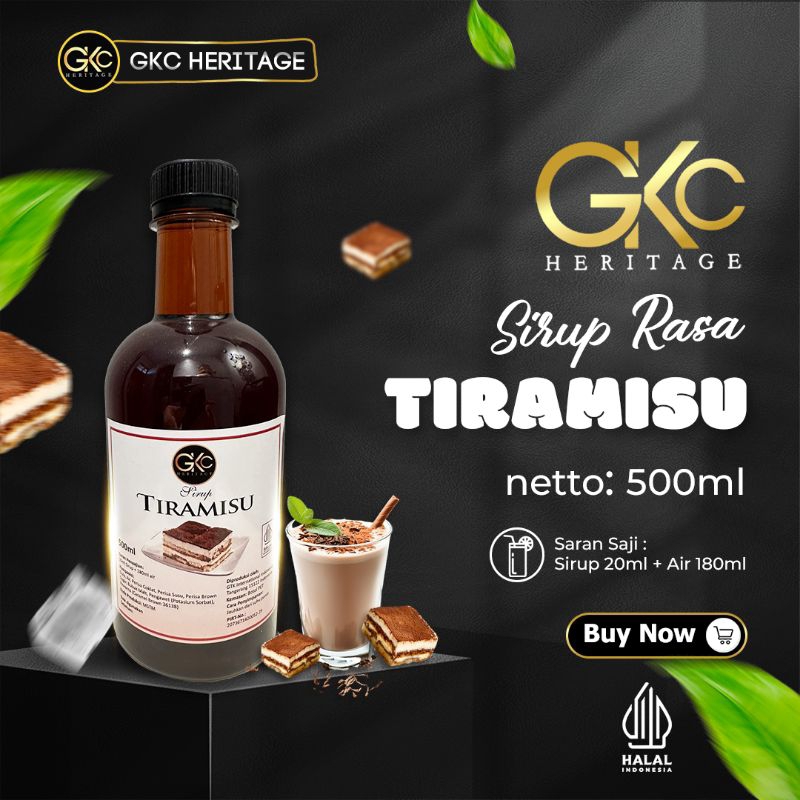 

Sirup Bali Rasa Tiramisu GKC Heritage 500ml Halal - Tiramisu Syrup
