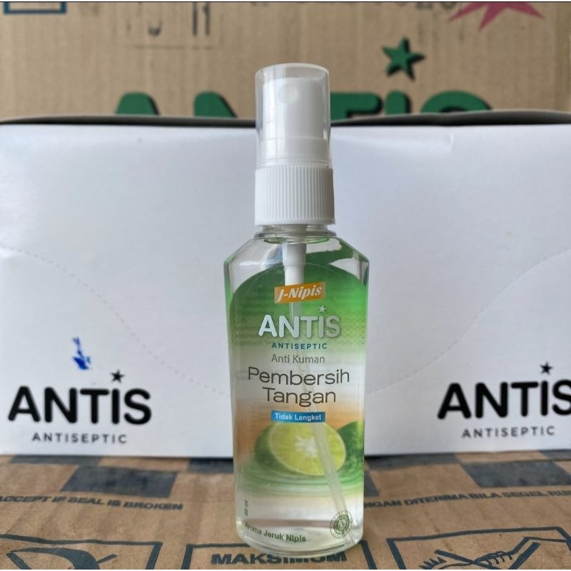 Handsanitizer Antis 55 ml spray aroma jeruk nipis - anti septik