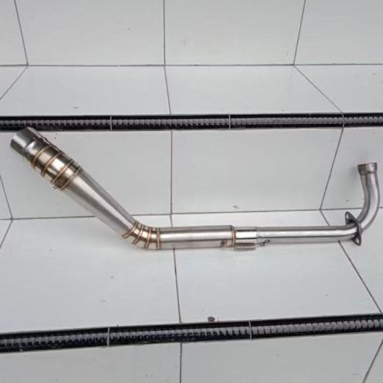 Gulu banyak pipa leheran knalpot kolong kharisma / supra x 125