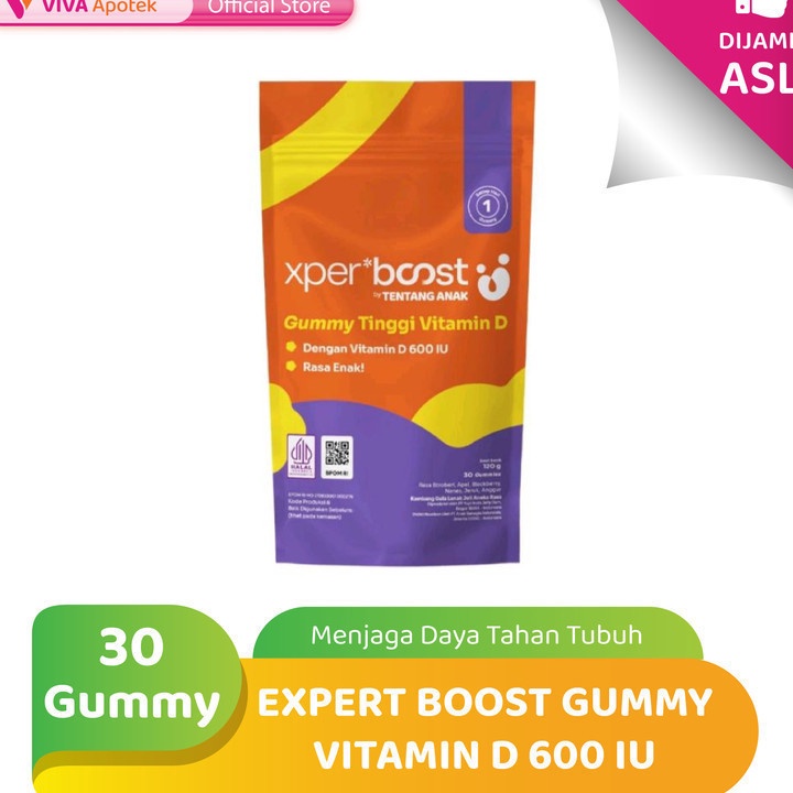 Expert Boost Gummy Vitamin D 6 IU Pack 3 Gummy