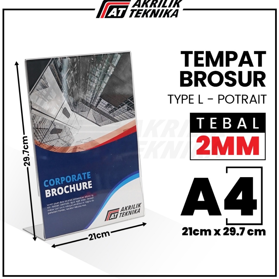 

Flash Sale T Brosur A4 2mm Akrilik Tent Card Portrait Tipe L